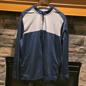 Adidas Climawarm Men's Size 2XL Navy Quarter Zip Long Sleeve
